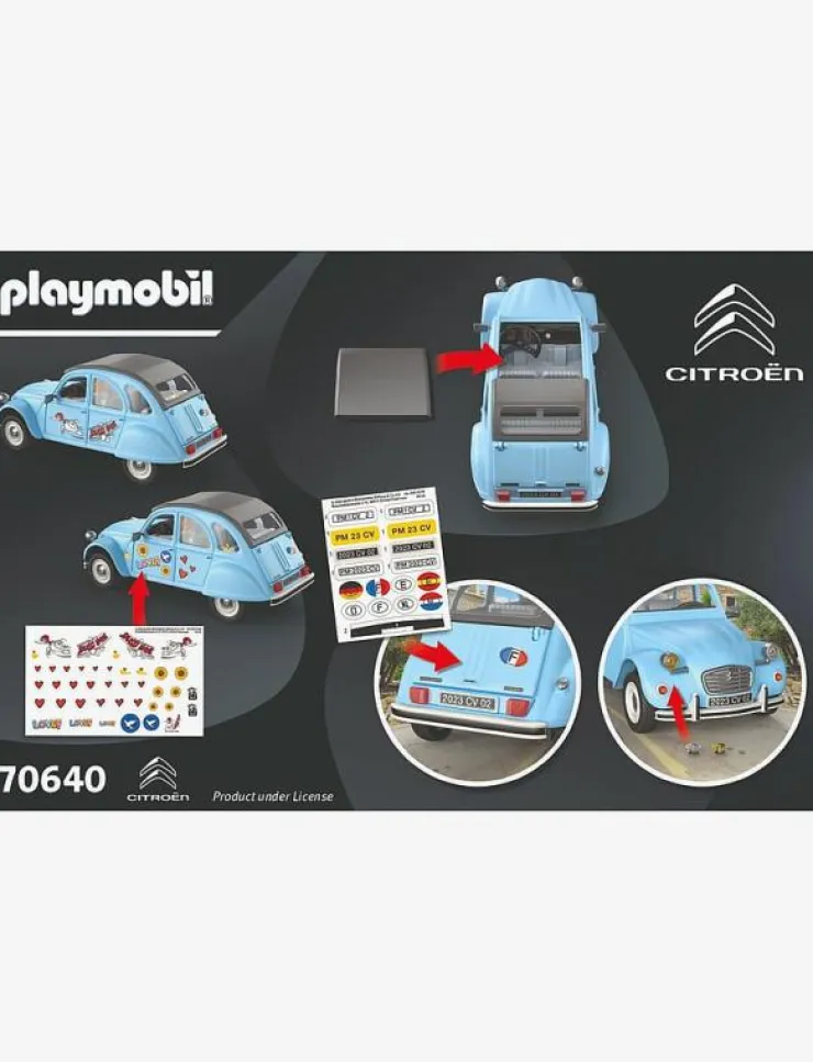 PLAYMOBIL Classic Cars Citroën 2CV - 70640 - VW|Barn Playmobil Leksaker