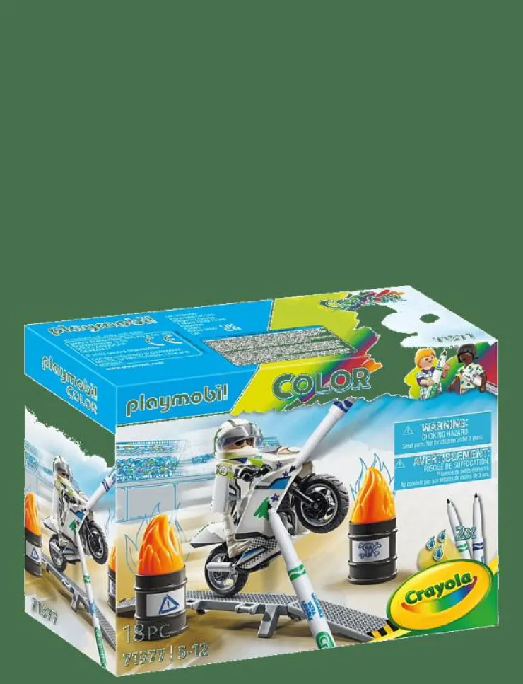 PLAYMOBIL Color: Motorcykel - 71377 - COLOR|Barn Playmobil Leksaker