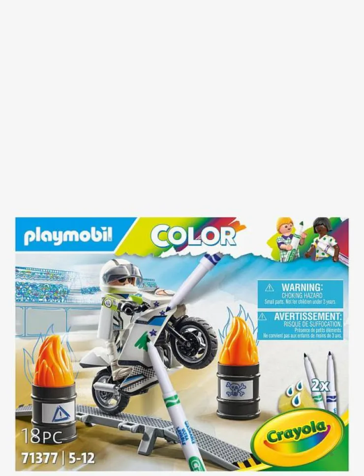 PLAYMOBIL Color: Motorcykel - 71377 - COLOR|Barn Playmobil Leksaker