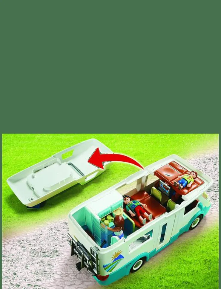 Barn PLAYMOBIL Playmobil Leksaker|Family Fun Familjehusbil - 70088 - Family Fun