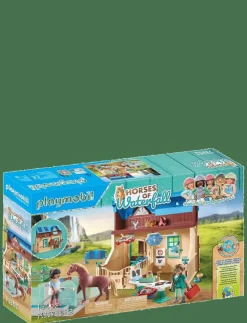 PLAYMOBIL Horses of Waterfall Riding Therapy and Veterinary Practice - 71352 - Horses of Waterfall|Barn Playmobil Leksaker