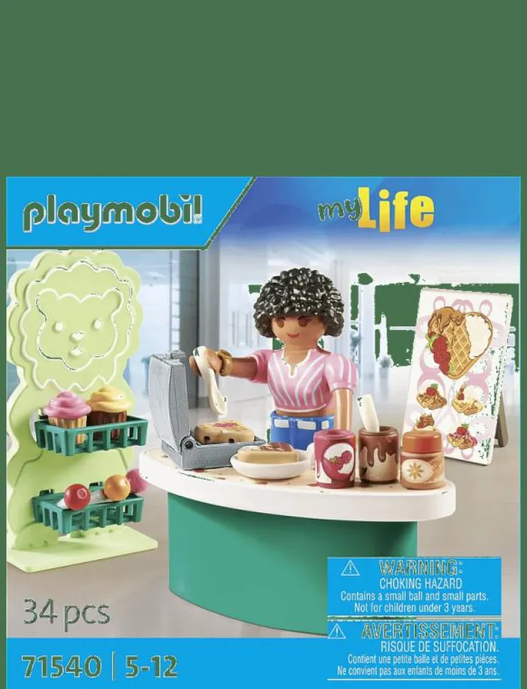 Barn PLAYMOBIL Playmobil Leksaker|My Life Godisstånd - 71540 - City Life