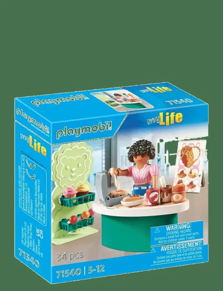 Barn PLAYMOBIL Playmobil Leksaker|My Life Godisstånd - 71540 - City Life