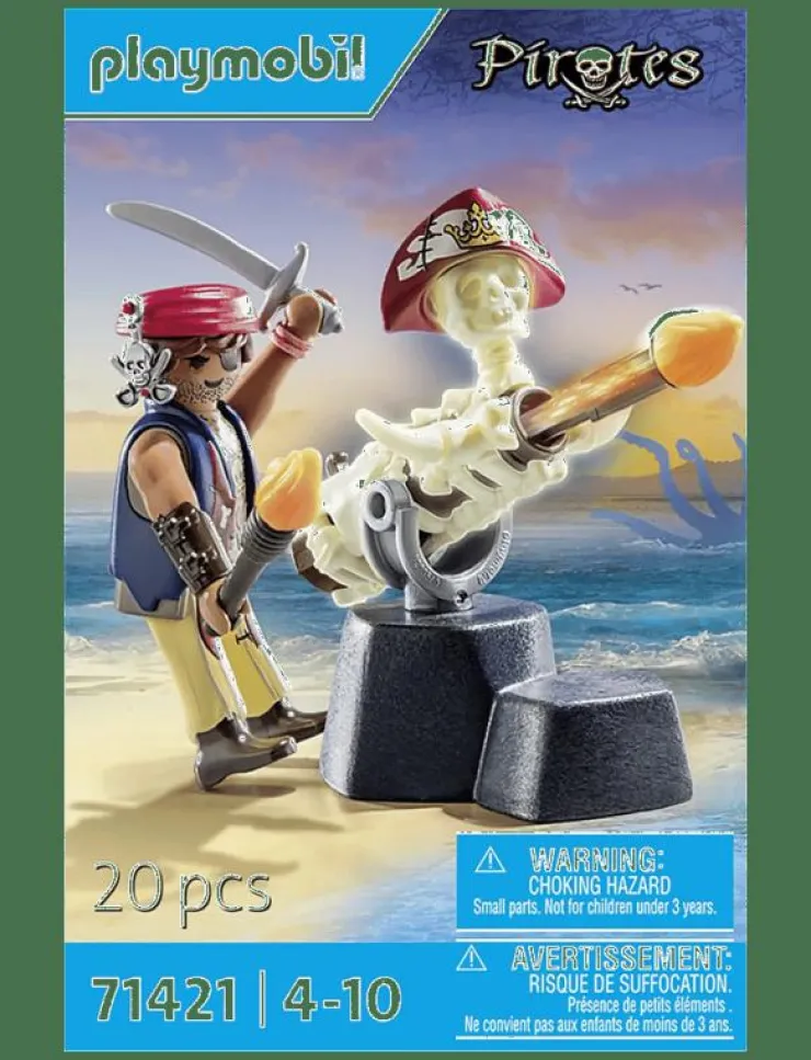 Barn PLAYMOBIL Playmobil Leksaker|Pirates Kanonmästare - 71421 - Pirates