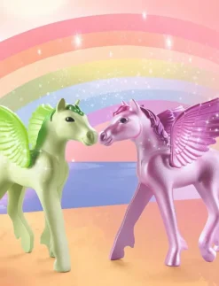 Barn PLAYMOBIL Playmobil Leksaker|Princess Magic Trip with Pegasus Foals in the Clouds - 71363 - Princess Magic