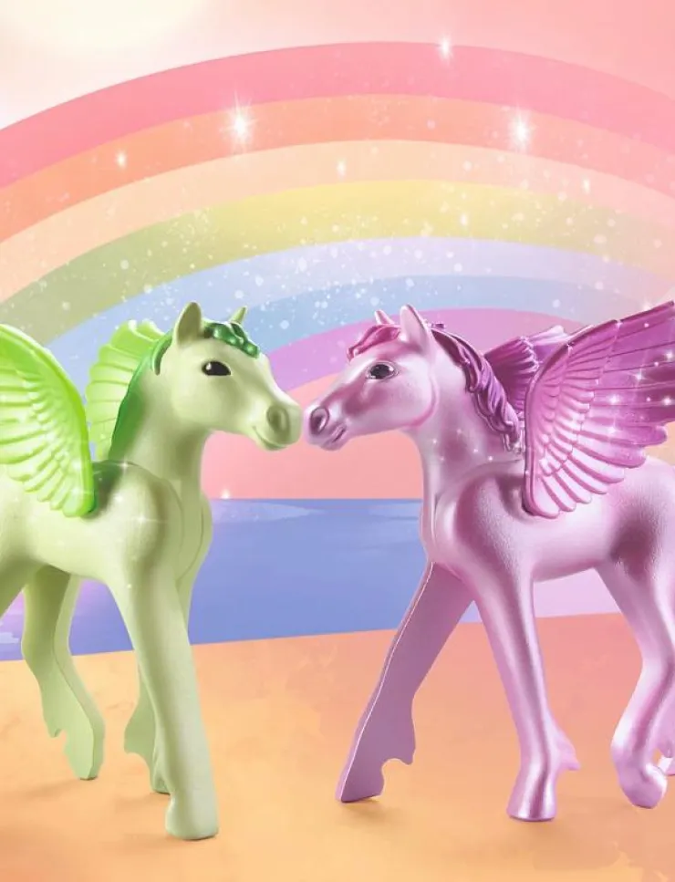 Barn PLAYMOBIL Playmobil Leksaker|Princess Magic Trip with Pegasus Foals in the Clouds - 71363 - Princess Magic