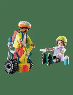 Barn PLAYMOBIL Playmobil Leksaker|Starter Pack Räddning med Balance-Racer - 71257 - City Life