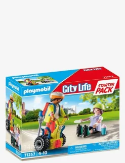 Barn PLAYMOBIL Playmobil Leksaker|Starter Pack Räddning med Balance-Racer - 71257 - City Life