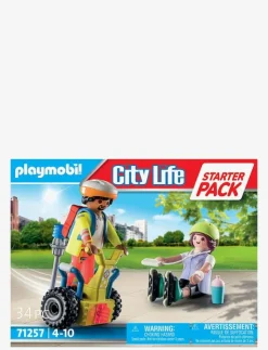 Barn PLAYMOBIL Playmobil Leksaker|Starter Pack Räddning med Balance-Racer - 71257 - City Life
