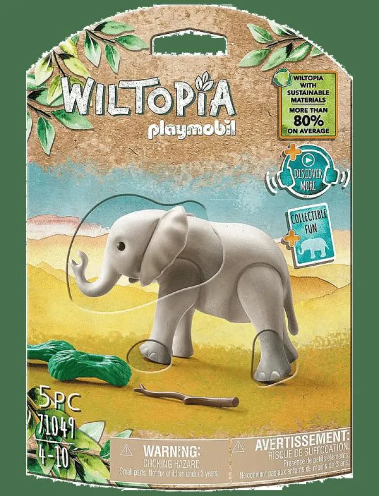 PLAYMOBIL Wiltopia Elefantunge - 71049 - Wiltopia|Barn Playmobil Leksaker