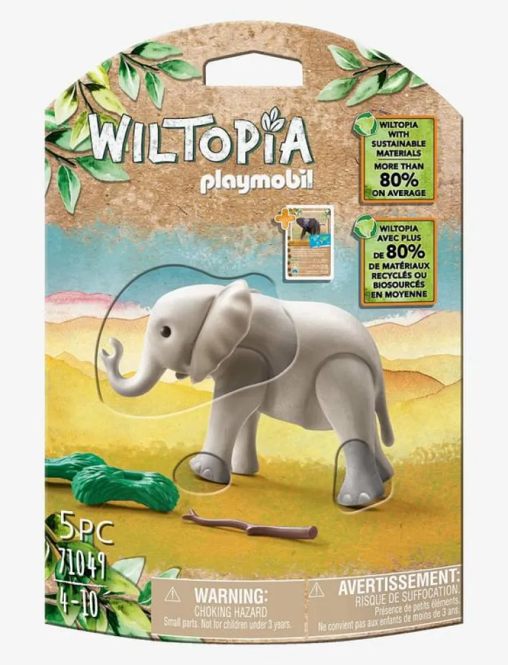 PLAYMOBIL Wiltopia Elefantunge - 71049 - Wiltopia|Barn Playmobil Leksaker