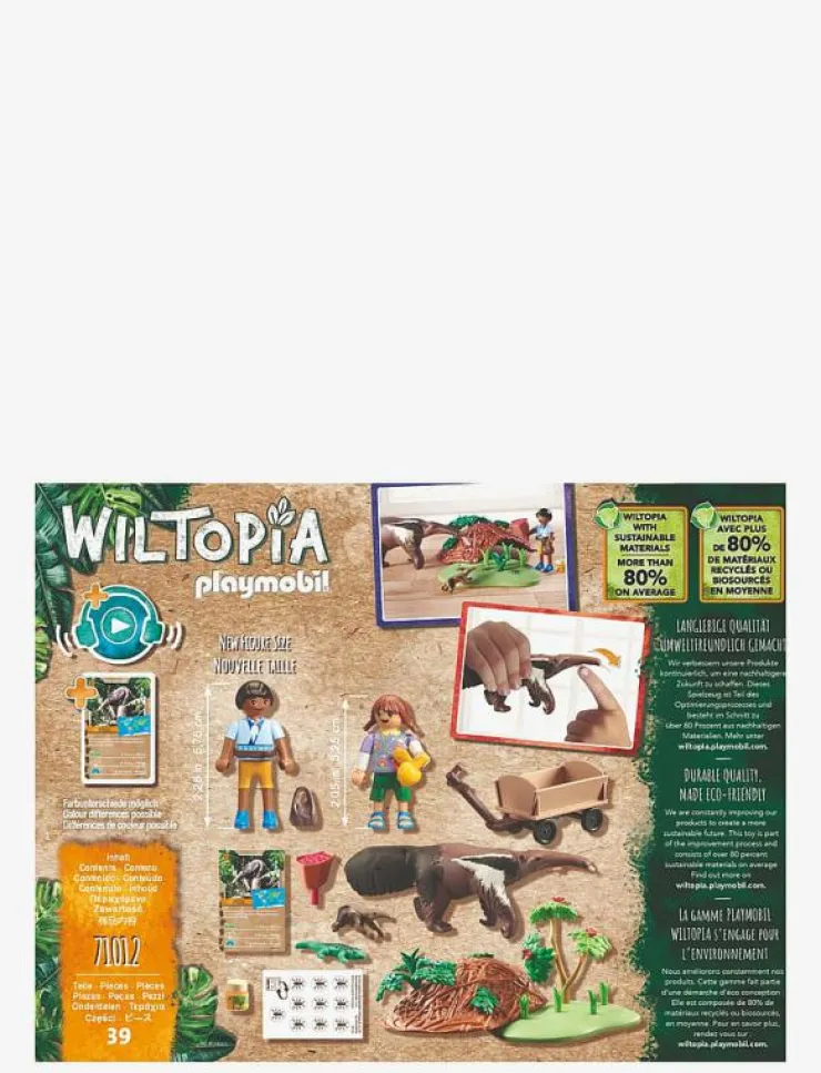 Barn PLAYMOBIL Playmobil Leksaker|Wiltopia Vård av myrslok - 71012 - Wiltopia