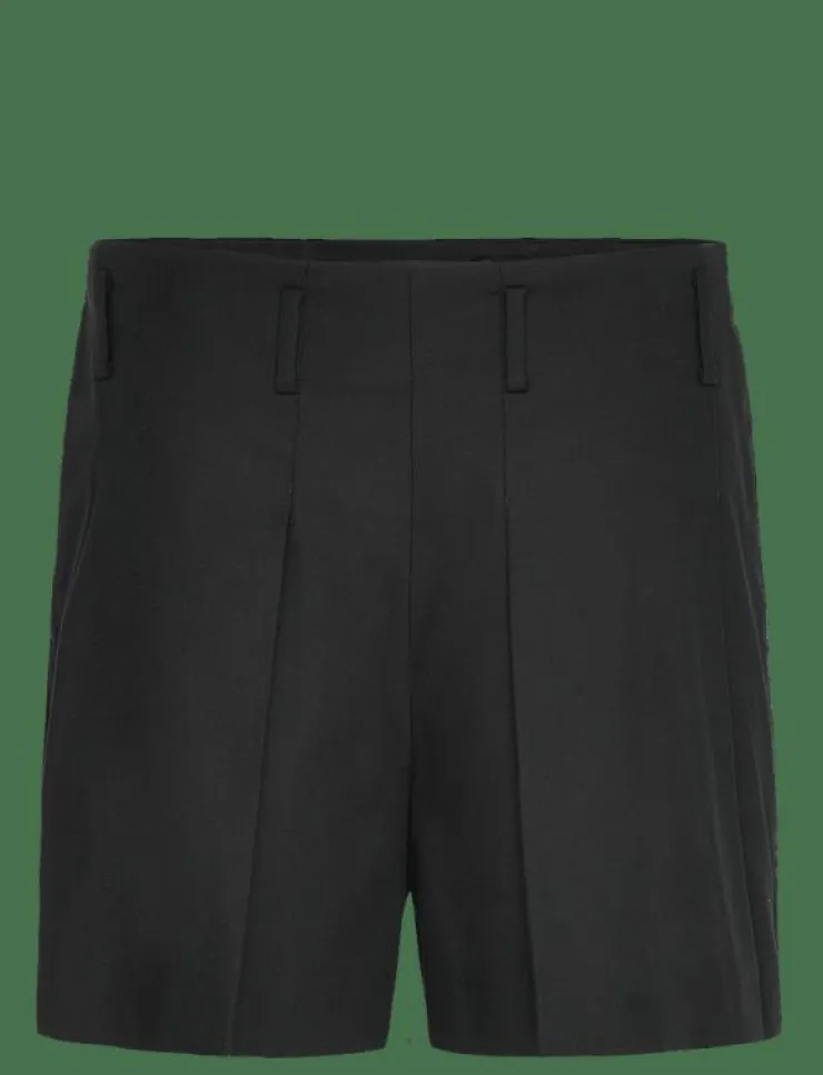 Lauren Ralph Lauren Pleated High-Rise Cotton-Blend Short - Casual shorts|Kvinnor Shorts