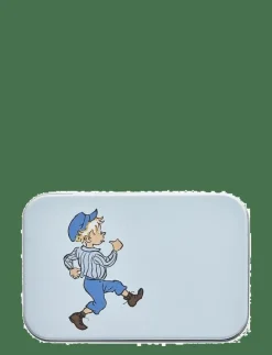 Barn Muurla Inredning|Inredning|Plåtburk 10x6,5x3cm Emil blå - Förvaringslådor