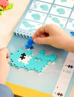 Plus-Plus Activity Pad – Ocean - Byggklossar|Barn Klossar & Byggsatser