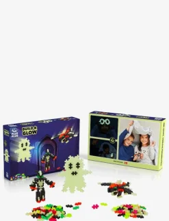 Barn Plus-Plus Klossar & Byggsatser|Build and Glow - Glow in the Dark / 360 pcs - Byggsats