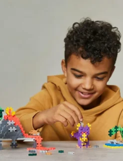 Plus-Plus Learn To Build Dinosaurs - Byggsats|Barn Klossar & Byggsatser