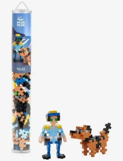 Barn Plus-Plus Klossar & Byggsatser|Police / 100 pcs Tube - Byggsats