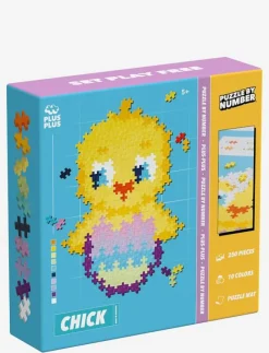 Barn Plus-Plus Klossar & Byggsatser|Puzzle By Number Chick 250pcs - Byggsats