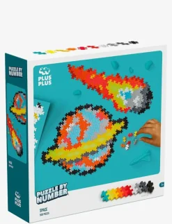 Plus-Plus Puzzle By Number Space 500pcs - Byggsats|Barn Klossar & Byggsatser