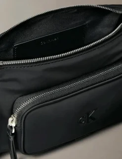 Kvinnor Calvin Klein Axelremsväskor|POCKET NYLON BAG W/ STRAP - Axelremsväskor