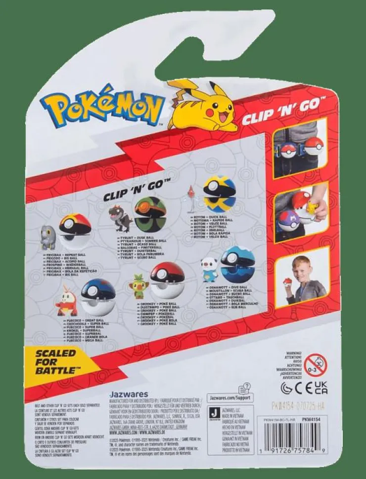 Barn Proxy Leksaksset & Leksaksfigurer|POKEMON CLIP N GO TYRUNT WITH DUSK BALL - Lekset