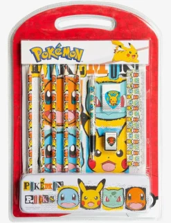 Joker POKEMON STATIONERY SET W PENCIL CASE - Skrivset|Barn Rita & Pyssla