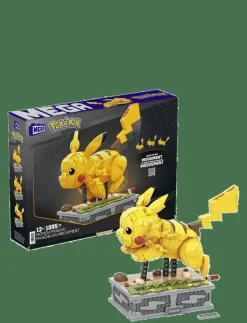 Barn MEGA Pokémon Leksaker|Leksaker|Pokémon Motion Pikachu Building Brick Set with Mechanized Motion (1095 Pieces) - Byggsats