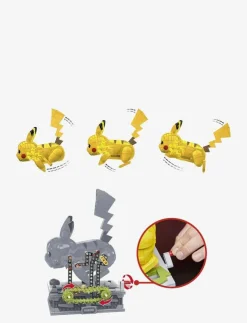 Barn MEGA Pokémon Leksaker|Leksaker|Pokémon Motion Pikachu Building Brick Set with Mechanized Motion (1095 Pieces) - Byggsats