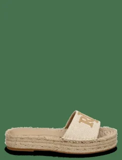 Kvinnor Lauren Ralph Lauren Espadrillos|Polly Cross-Dyed Canvas Espadrille - Platta espadriller