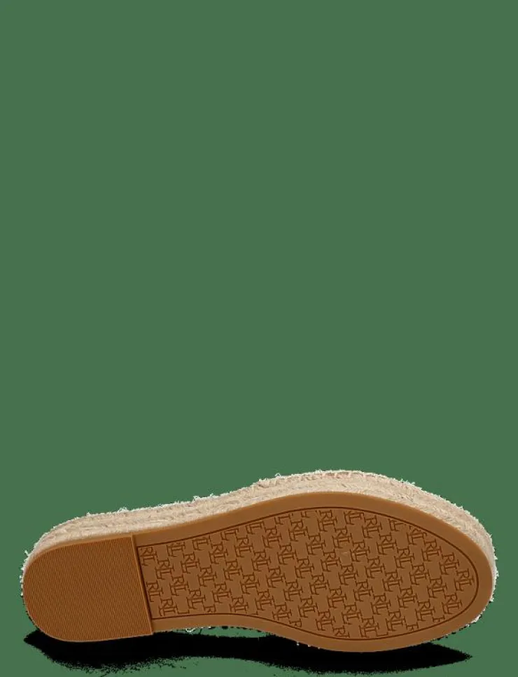 Kvinnor Lauren Ralph Lauren Espadrillos|Polly Cross-Dyed Canvas Espadrille - Platta espadriller