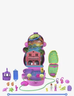 Barn Polly Pocket Leksaksset & Leksaksfigurer|Momma Monkey and Baby - Lekset