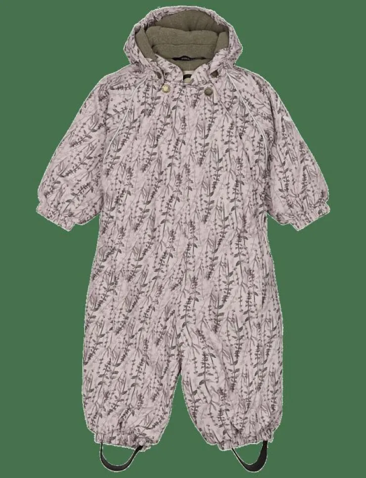 mikk-line Polyester Baby Suit - Aop Floral - Overaller|Barn Overaller