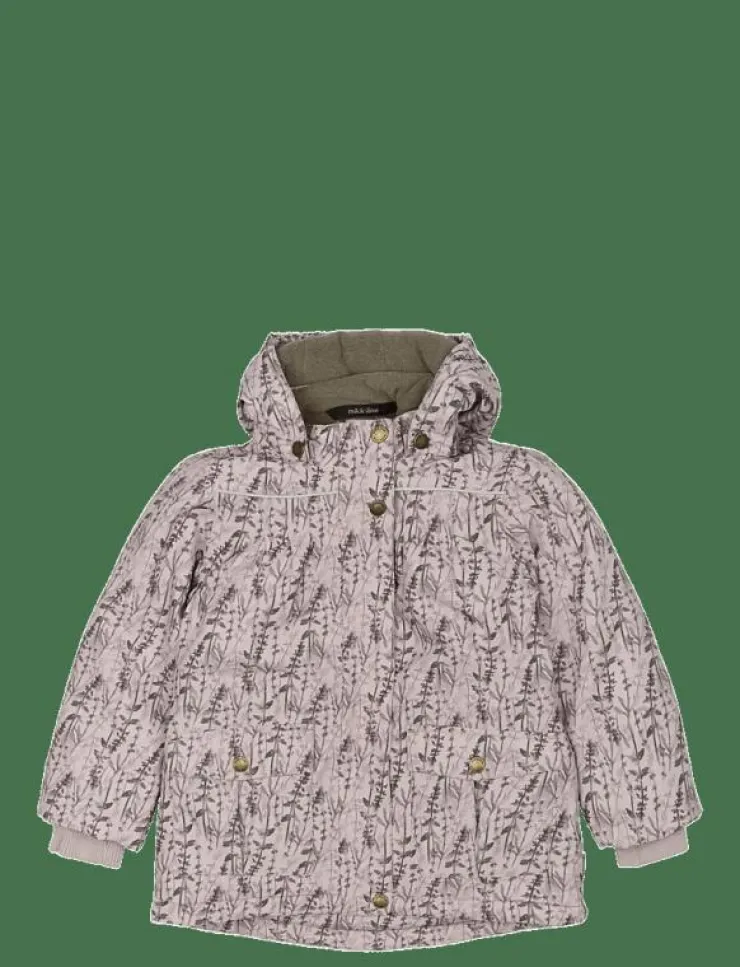 Barn mikk-line Jackor|Polyester Jacket - Aop Floral - Vinterjacka