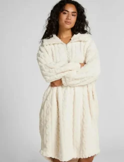 Hunkemöller Poncho Cable Fleece - Morgonrock|Kvinnor Morgonrockar|Morgonrockar