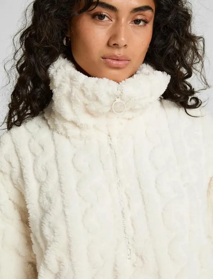 Hunkemöller Poncho Cable Fleece - Morgonrock|Kvinnor Morgonrockar|Morgonrockar