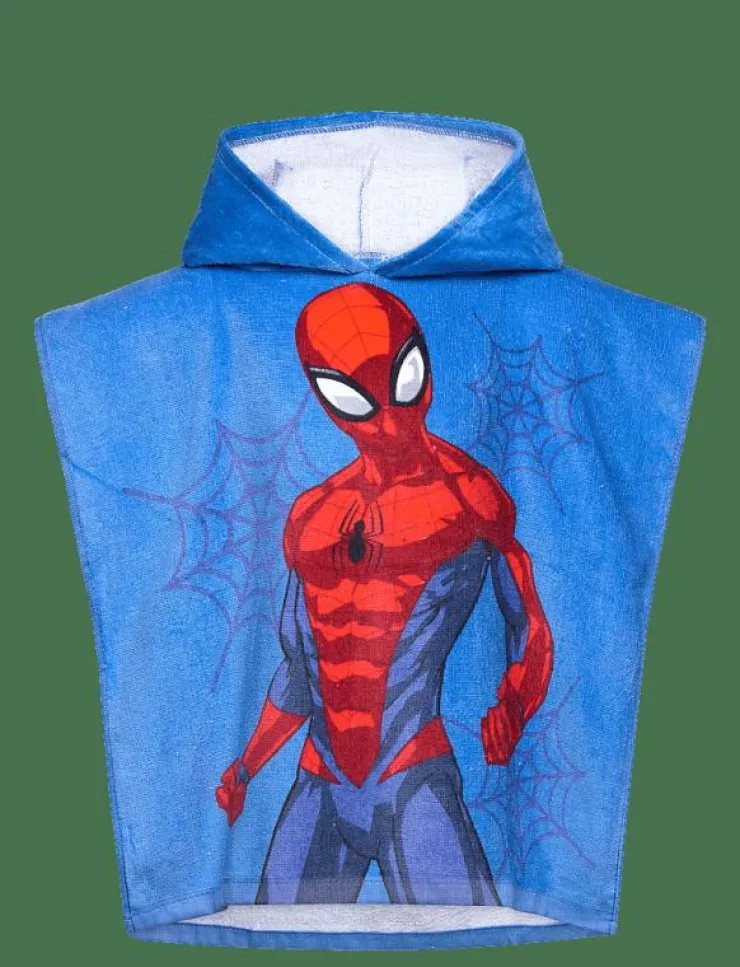 BrandMac Poncho Spiderman 1347 - 50x100 cm - Badponcho|Barn Bada|Bada