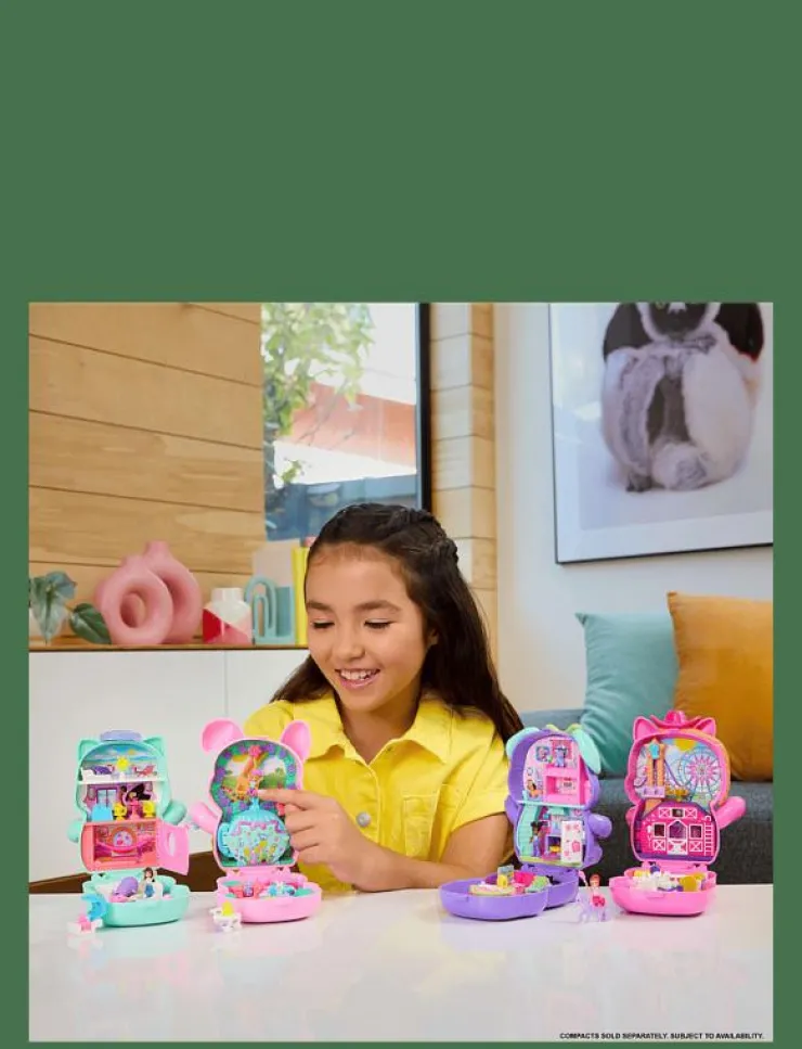 Polly Pocket Pony Rodeo Compact - Lekset|Barn Leksaksset & Leksaksfigurer