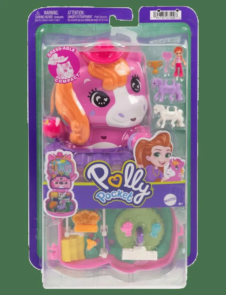 Polly Pocket Pony Rodeo Compact - Lekset|Barn Leksaksset & Leksaksfigurer
