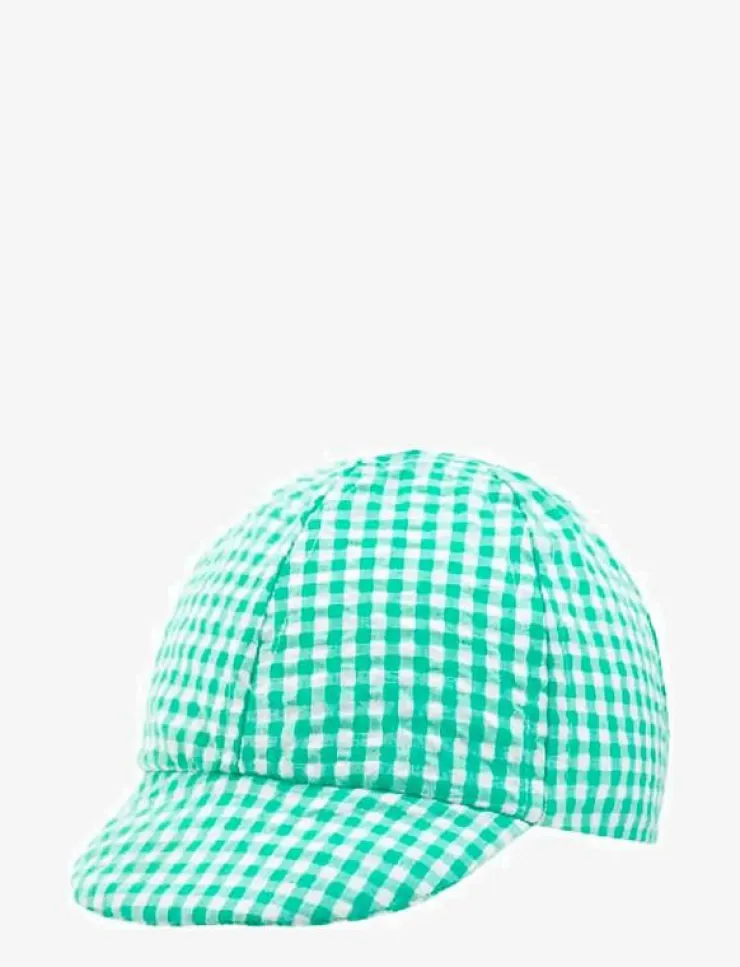 Barn Boboli Kepsar|Poplin cap check - Kepsar