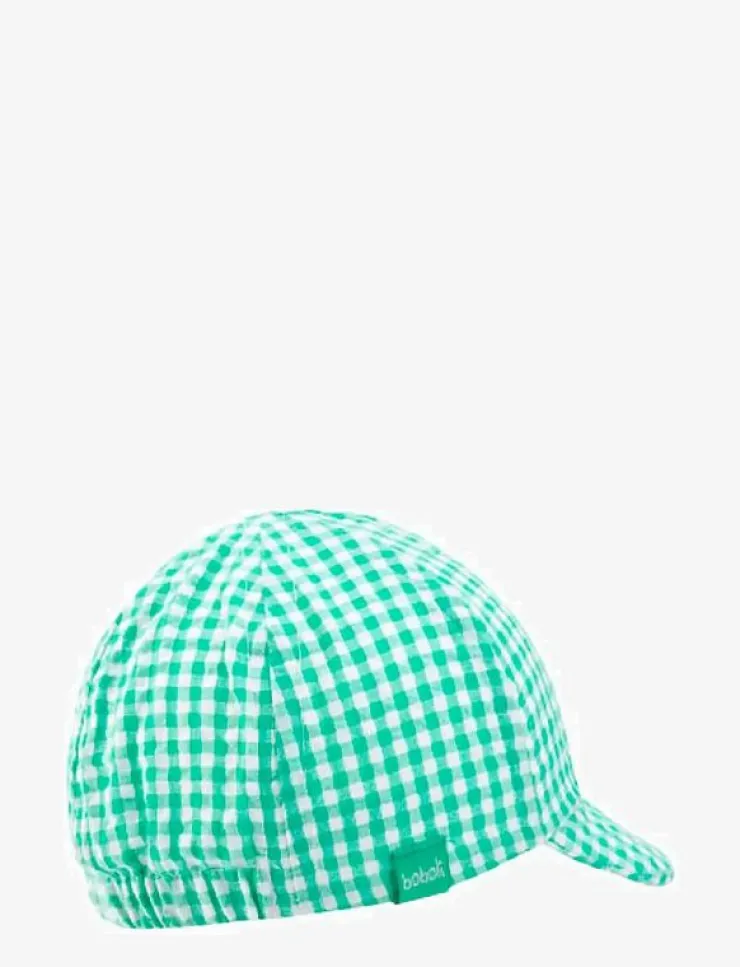 Barn Boboli Kepsar|Poplin cap check - Kepsar