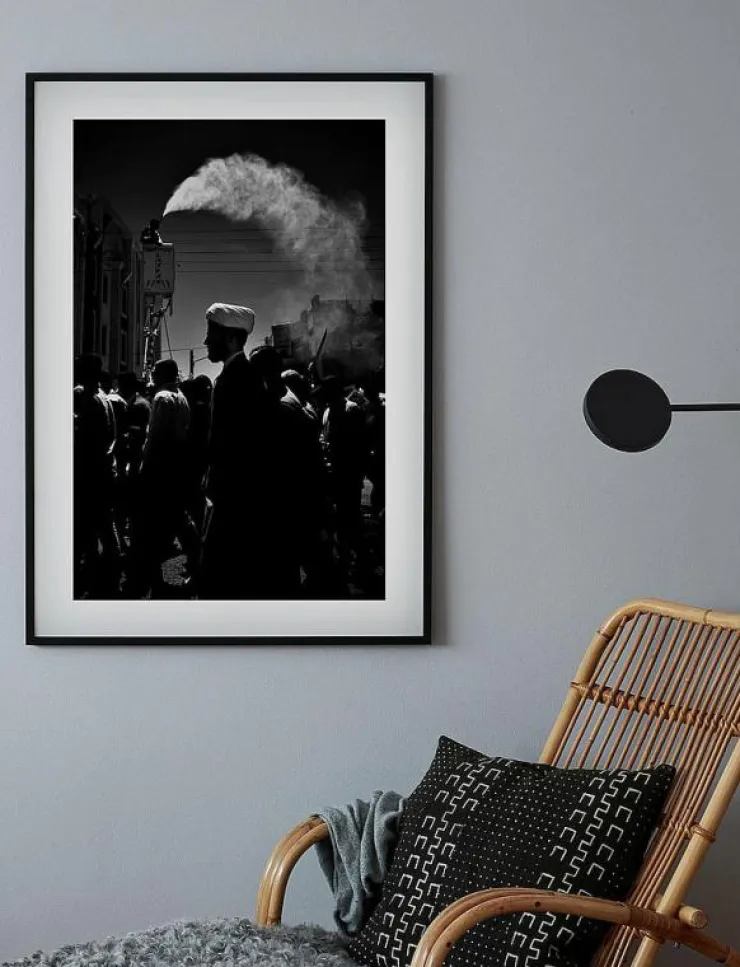 Democratic Gallery Posters & Ramar|Poster Monochrome Middle Eastern Market - Fotokonst