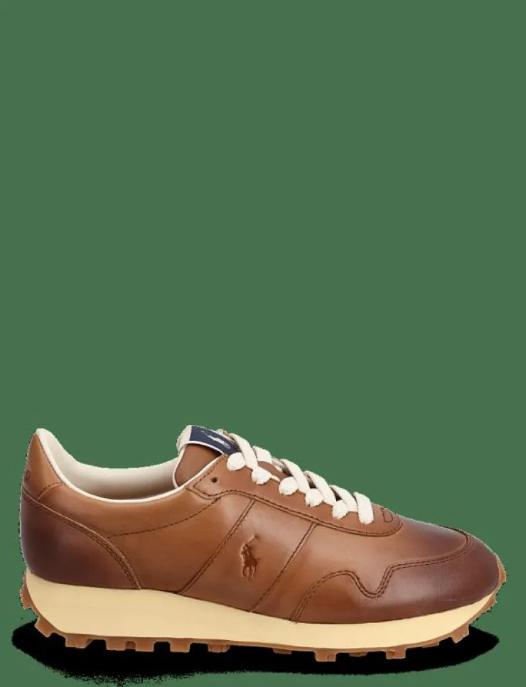 Kvinnor Polo Ralph Lauren Sneakers|PRL Trail 125 Leather Sneaker - Låga sneakers