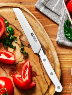 Zwilling Köksknivar & Knivtillbehör|Pro le blanc, Tandad allkniv 13 cm - Brödknivar