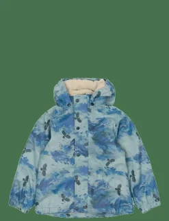 Barn mikk-line Regnkläder|PU AOP Rain Set Teddy Rec w. Susp104 - Regnställ