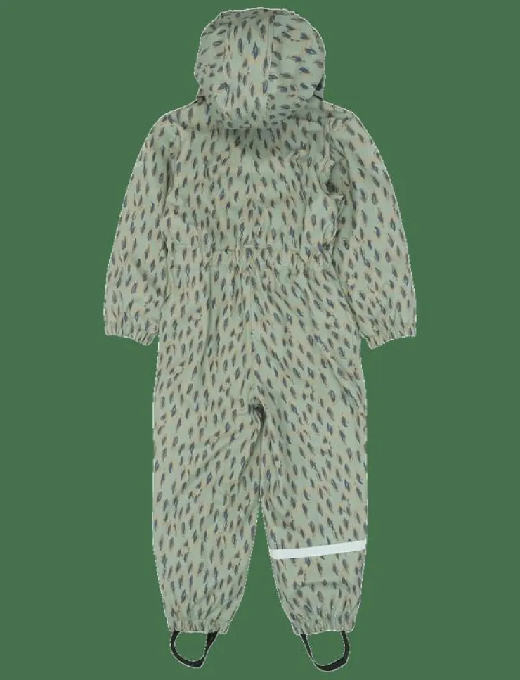 Barn mikk-line Overaller|PU AOP Rain Suit with Fleece - Regnoveraller