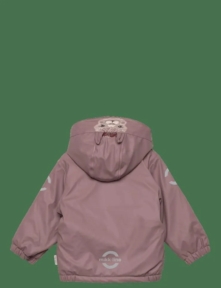 mikk-line PU Rain Set Rec Warm Animal Susp104 - Regnställ|Barn Regnkläder