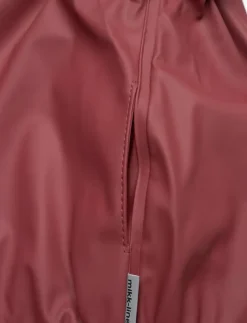 Barn mikk-line Regnkläder|Pu Rain Set w. Fleece/Susp. 104 Rec - Regnställ