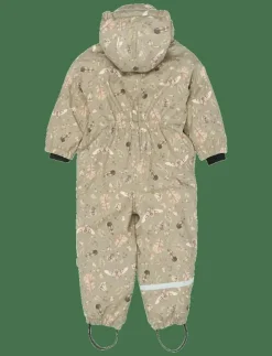 mikk-line PU Snow Suit Recycled - AOP - Overaller|Barn Overaller