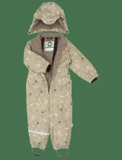 mikk-line PU Snow Suit Recycled - AOP - Overaller|Barn Overaller